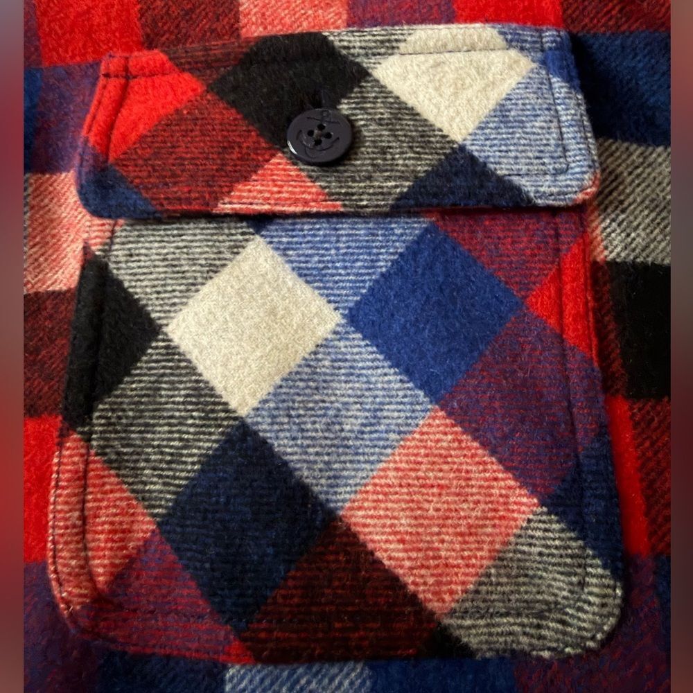 NWT Lauren Ralph Lauren Women’s Buffalo Check Belted Shirt Jacket XL - Picture 6 of 11